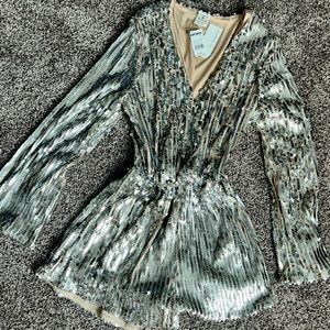 Sequins romper NWT